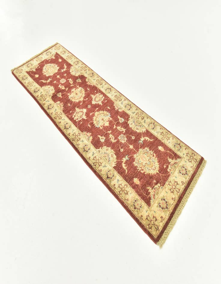 Detail image of  2' x 6' 1  Hand Knotted Peshawar Ziegler Runner Rug