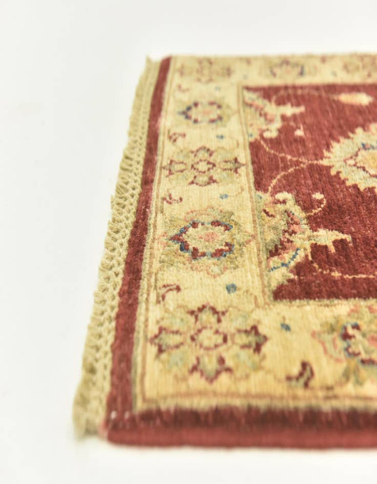 Detail image of  2' x 6' 1  Hand Knotted Peshawar Ziegler Runner Rug