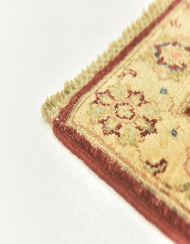Detail image of  2' x 6' 1  Hand Knotted Peshawar Ziegler Runner Rug