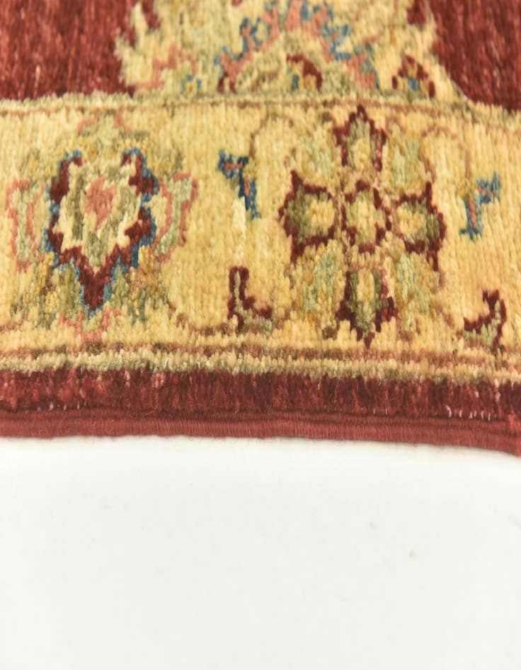 Detail image of  2' x 6' 1  Hand Knotted Peshawar Ziegler Runner Rug