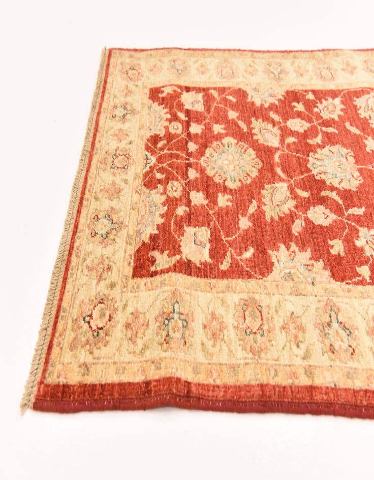 Detail image of  2' 9 x 9' 11  Hand Knotted Peshawar Ziegler Runner Rug