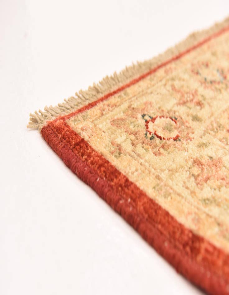 Detail image of  2' 9 x 9' 11  Hand Knotted Peshawar Ziegler Runner Rug