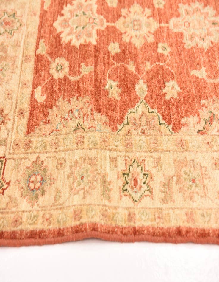 Detail image of  2' 9 x 9' 9  Hand Knotted Peshawar Ziegler Runner Rug