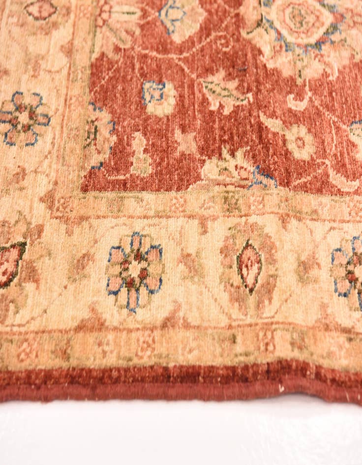 Detail image of  2' 9 x 9' 6  Hand Knotted Peshawar Ziegler Runner Rug