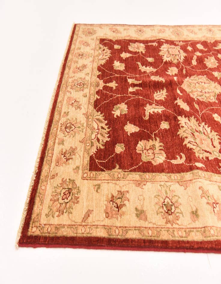 Detail image of  4' 1 x 9' 5  Hand Knotted Peshawar Ziegler Runner Rug