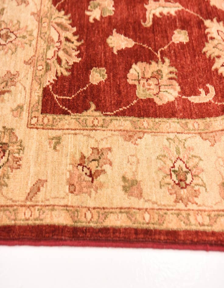 Detail image of  4' 1 x 9' 5  Hand Knotted Peshawar Ziegler Runner Rug