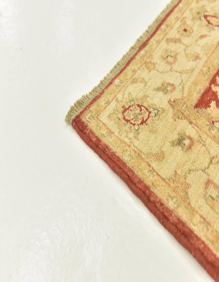 Detail image of  2' 8 x 9' 8  Hand Knotted Peshawar Ziegler Runner Rug