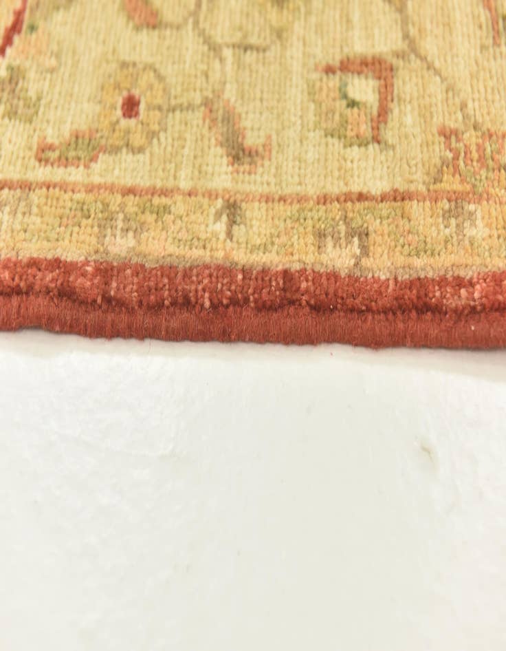 Detail image of  2' 8 x 9' 8  Hand Knotted Peshawar Ziegler Runner Rug