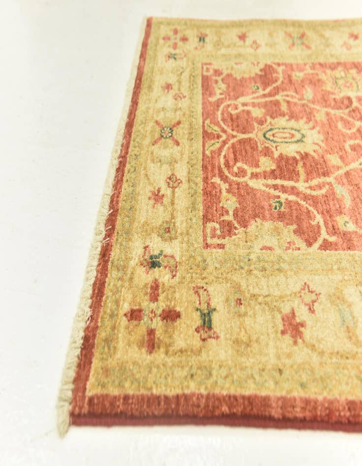 Detail image of  2' 9 x 9' 3  Hand Knotted Peshawar Ziegler Runner Rug