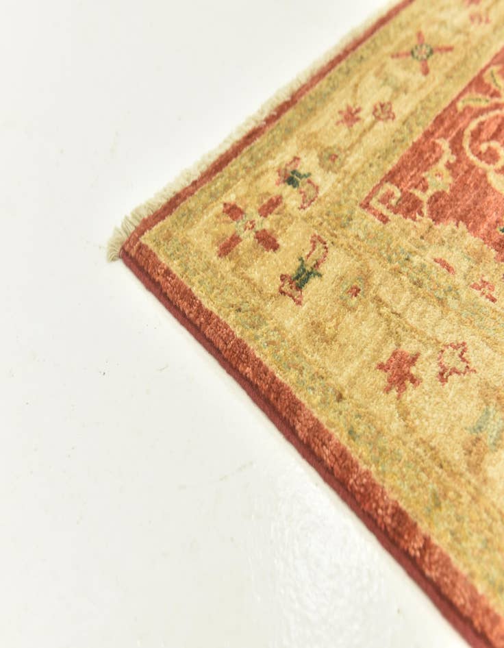 Detail image of  2' 9 x 9' 3  Hand Knotted Peshawar Ziegler Runner Rug
