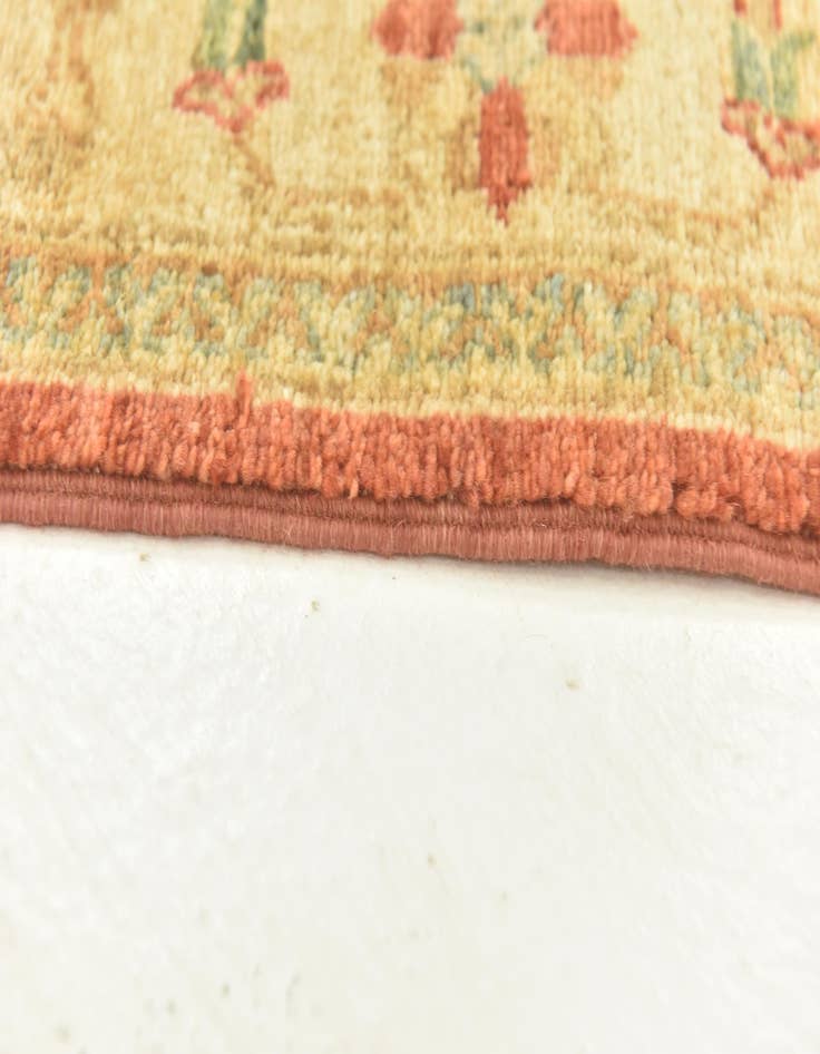 Detail image of  2' 8 x 9' 5  Hand Knotted Peshawar Ziegler Runner Rug