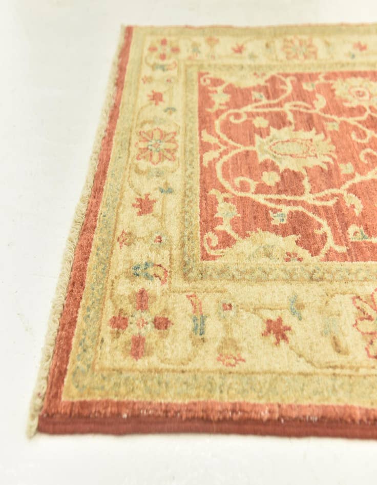 Detail image of  2' 9 x 9' 8  Hand Knotted Peshawar Ziegler Runner Rug