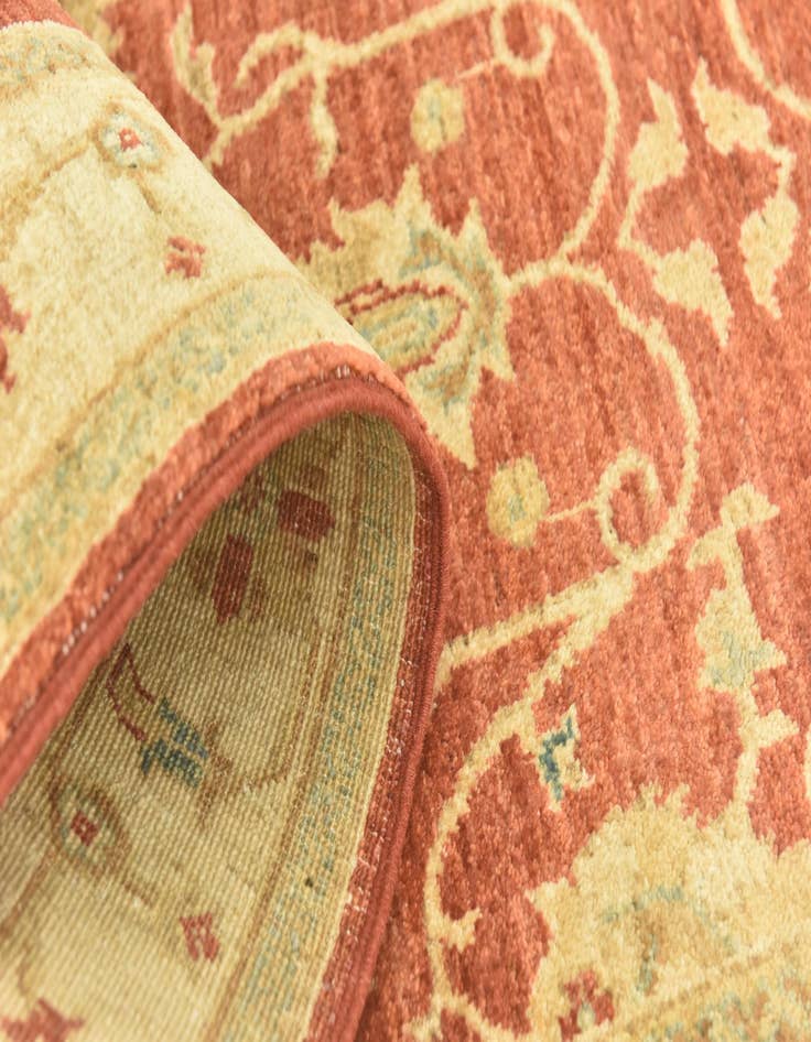 Detail image of  2' 9 x 9' 8  Hand Knotted Peshawar Ziegler Runner Rug