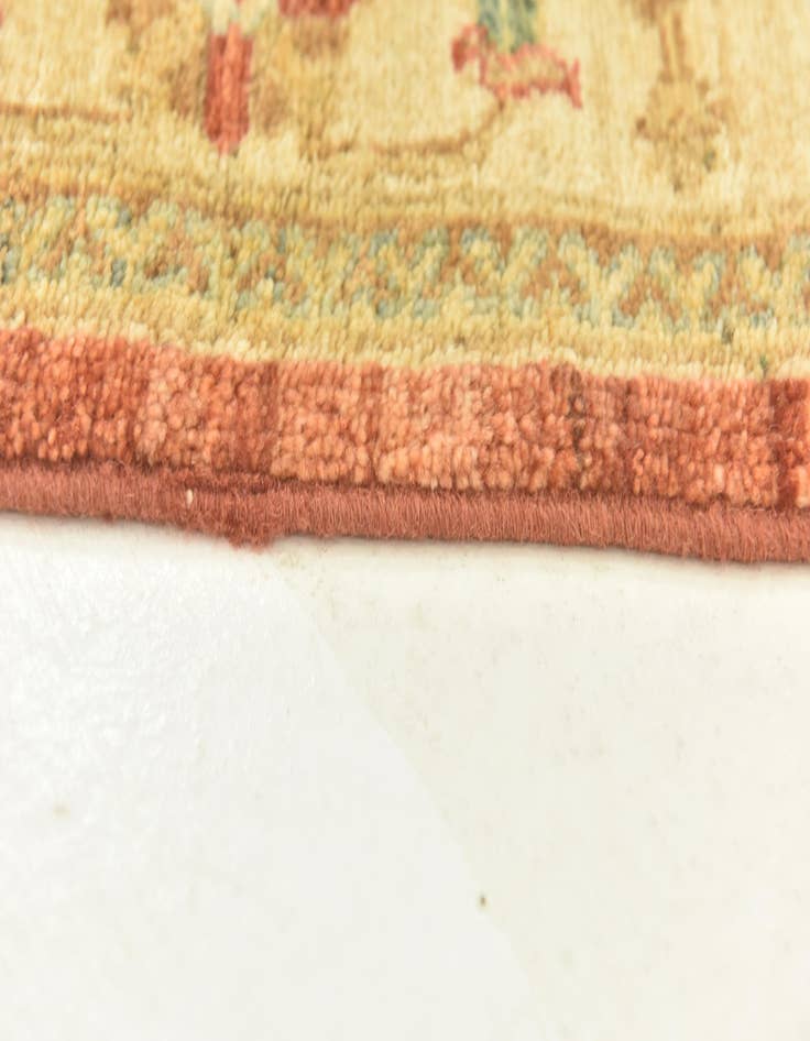 Detail image of  2' 8 x 9' 2  Hand Knotted Peshawar Ziegler Runner Rug