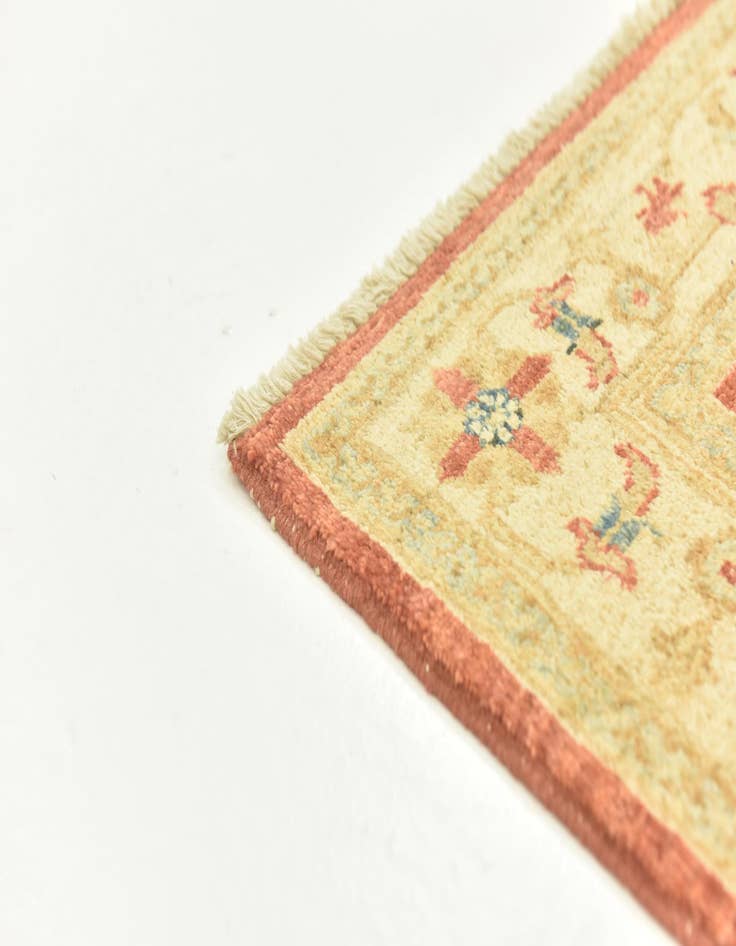 Detail image of  2' 8 x 9' 10  Hand Knotted Peshawar Ziegler Runner Rug
