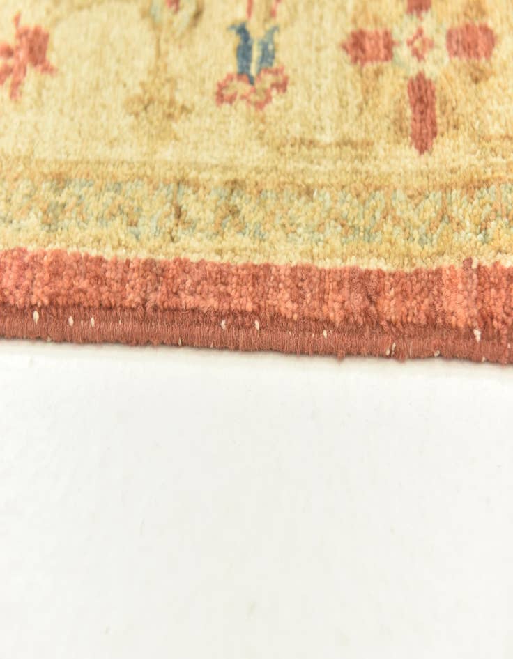 Detail image of  2' 8 x 9' 10  Hand Knotted Peshawar Ziegler Runner Rug