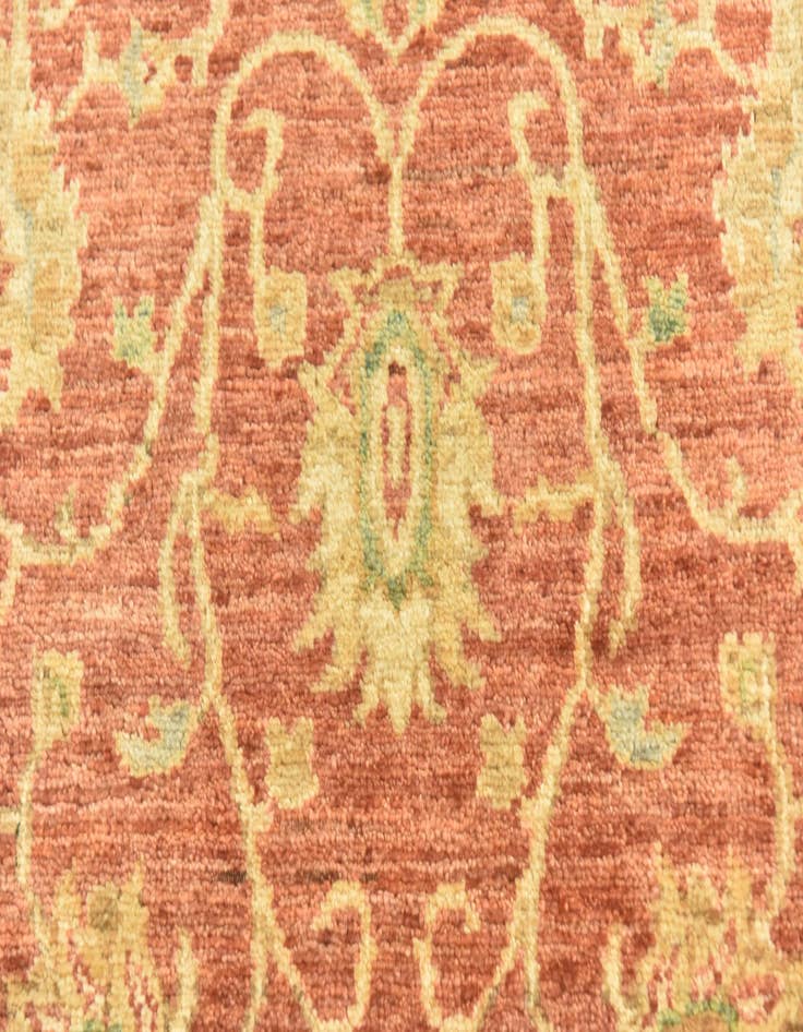 Detail image of  2' 8 x 9' 6  Hand Knotted Peshawar Ziegler Runner Rug