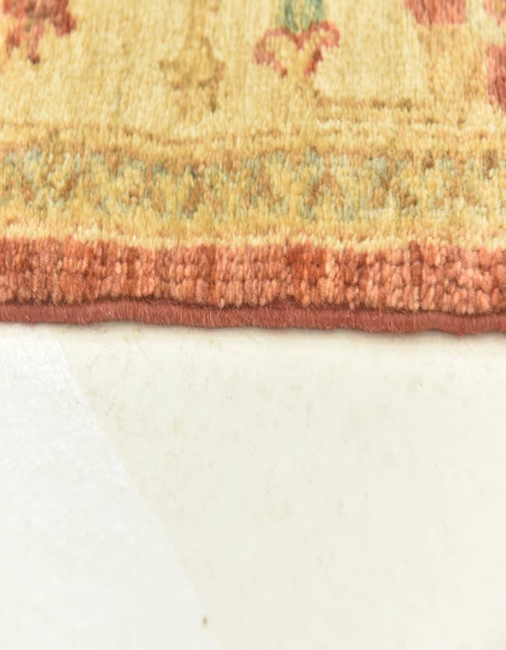 Detail image of  2' 8 x 9' 6  Hand Knotted Peshawar Ziegler Runner Rug