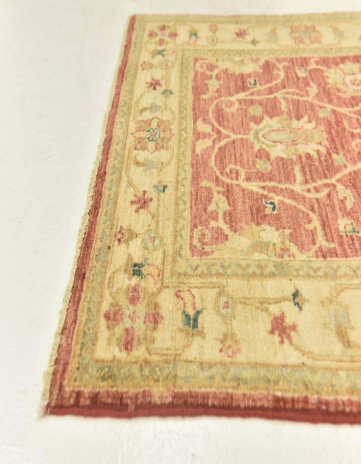 Detail image of  2' 7 x 9' 8  Hand Knotted Peshawar Ziegler Runner Rug