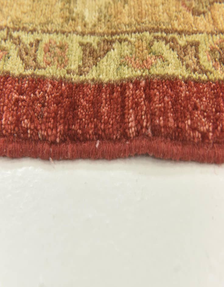 Detail image of  4' 10 x 19' 3  Hand Knotted Peshawar Ziegler Runner Rug