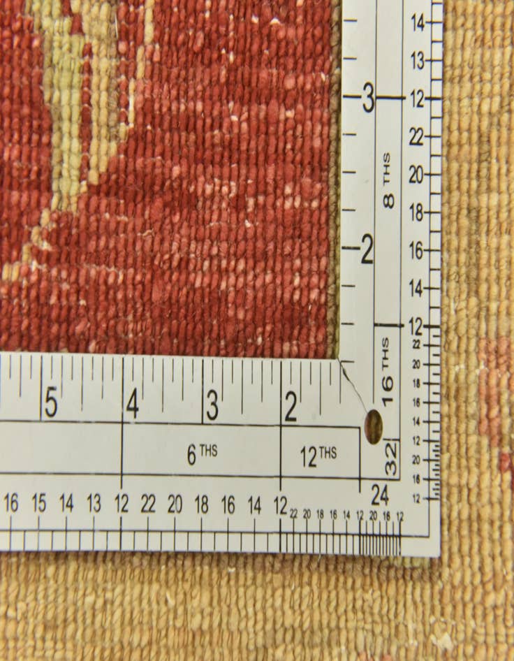 Detail image of  4' 10 x 19' 3  Hand Knotted Peshawar Ziegler Runner Rug