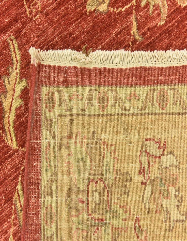 Detail image of  4' 10 x 19' 3  Hand Knotted Peshawar Ziegler Runner Rug