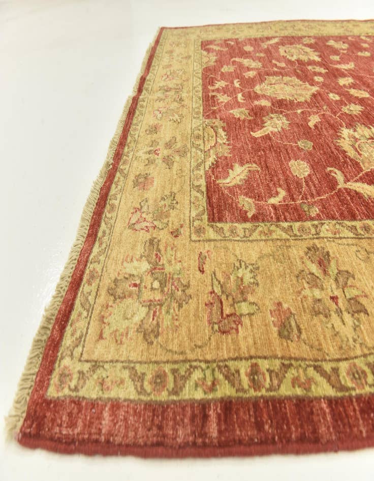 Detail image of  4' 10 x 19' 3  Hand Knotted Peshawar Ziegler Runner Rug