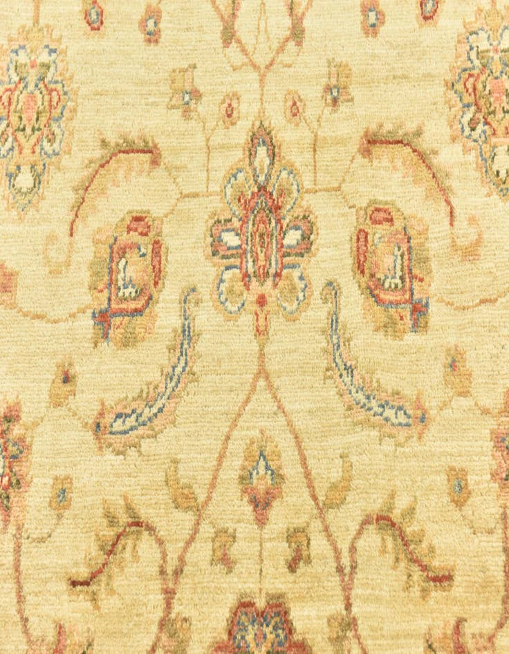 Detail image of  3' 10 x 17' 5  Hand Knotted Peshawar Ziegler Runner Rug
