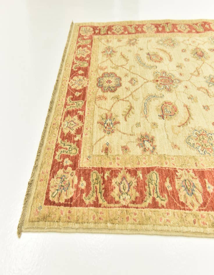 Detail image of  3' 10 x 17' 5  Hand Knotted Peshawar Ziegler Runner Rug