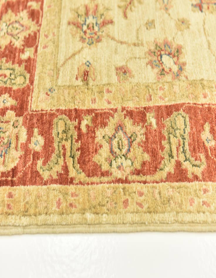Detail image of  3' 10 x 17' 5  Hand Knotted Peshawar Ziegler Runner Rug