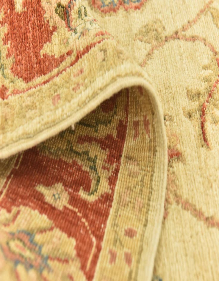 Detail image of  3' 10 x 17' 5  Hand Knotted Peshawar Ziegler Runner Rug