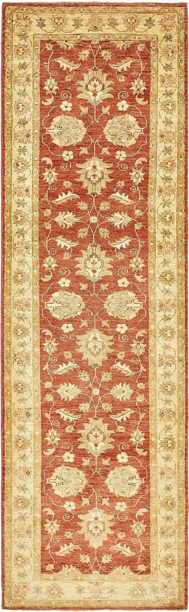  2' 10 x 9' 8 Peshawar Ziegler Runner Rug