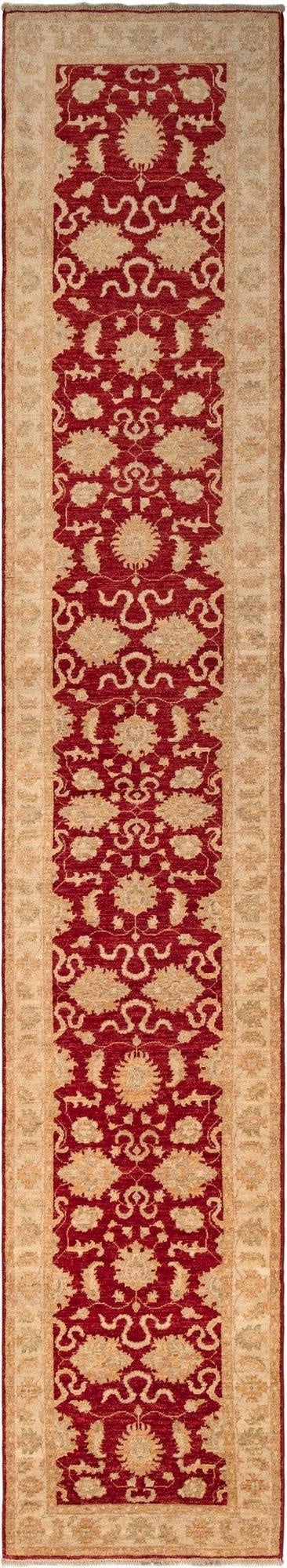  2' 5 x 14' 8 Peshawar Ziegler Wool Runner Rug
