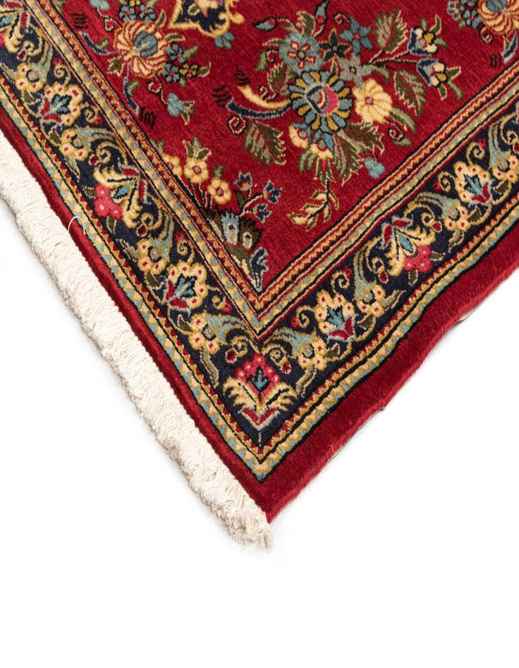 Detail image of  2' 9 x 6' 9  Hand Knotted Qom Persian Runner Rug