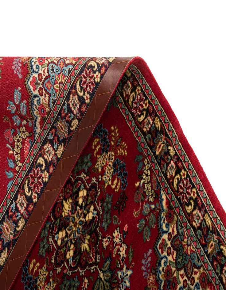 Detail image of 2' 5 x 6' 11 Hand Knotted Qom Persian Runner Rug