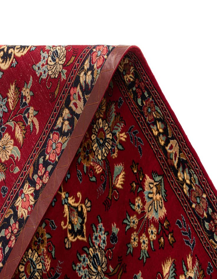 Detail image of  2' 7 x 7' 3  Hand Knotted Qom Persian Runner Rug