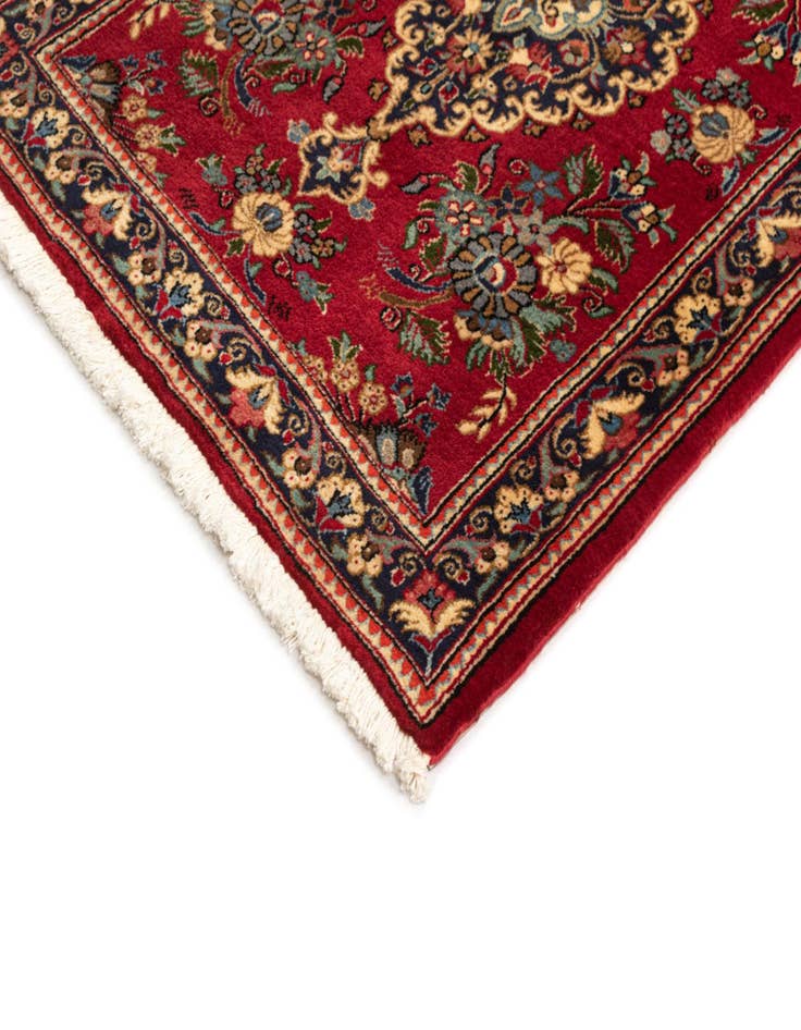 Detail image of  2' 6 x 6' 9  Hand Knotted Qom Persian Runner Rug