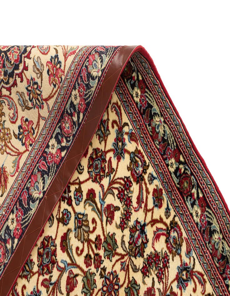 Detail image of  2' 8 x 8' 7  Hand Knotted Qom Persian Runner Rug