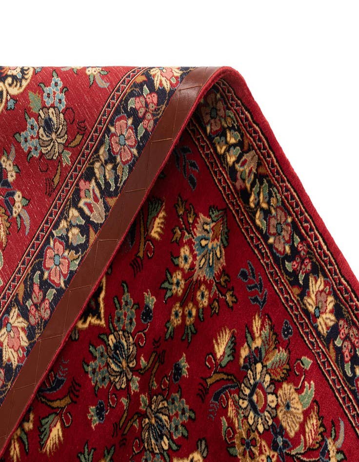 Detail image of  2' 8 x 6' 10  Hand Knotted Qom Persian Runner Rug