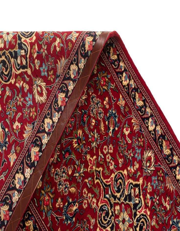 Detail image of  2' 9 x 6' 6  Hand Knotted Qom Persian Runner Rug