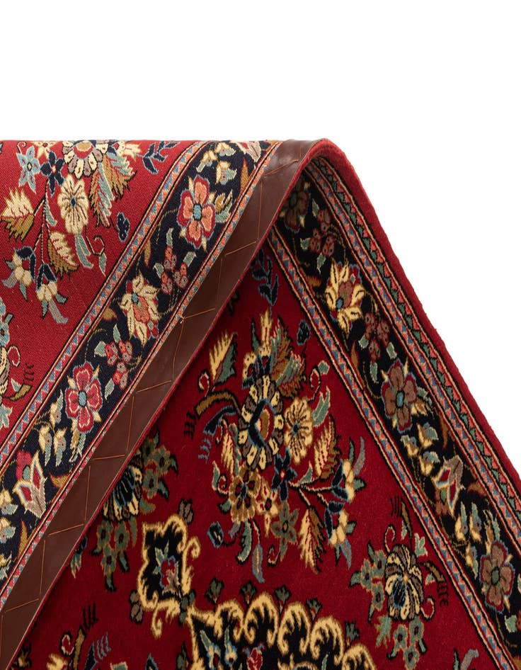 Detail image of  2' 9 x 6' 2  Hand Knotted Qom Persian Runner Rug