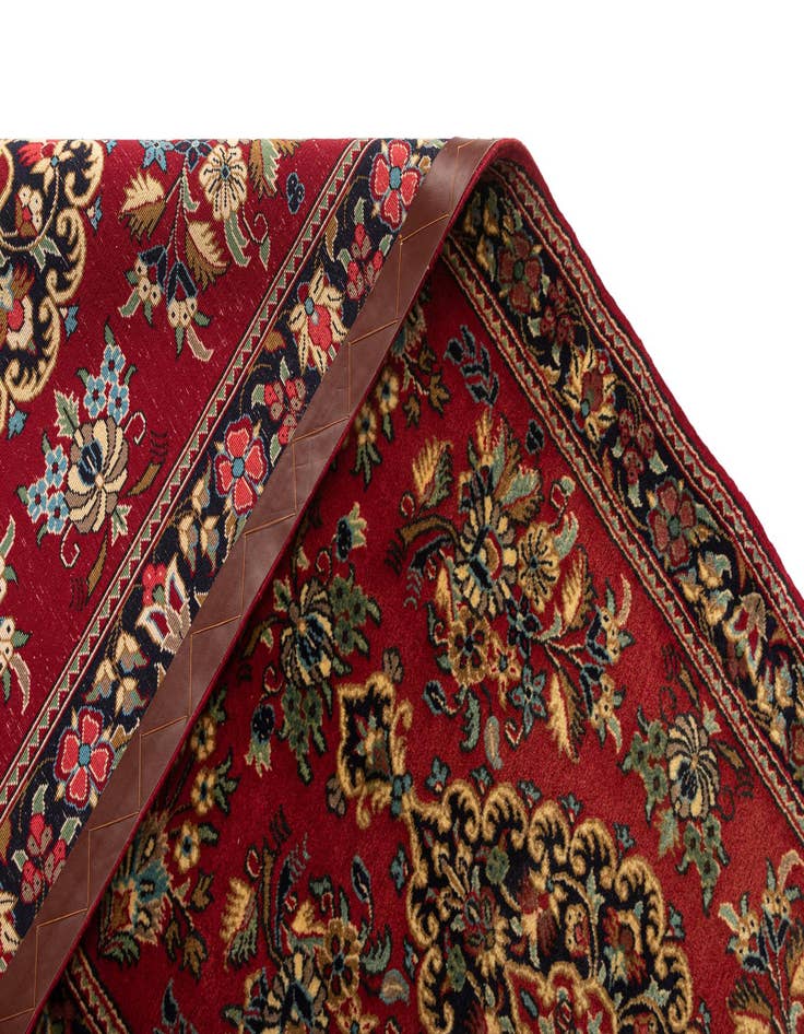 Detail image of  2' 8 x 6' 11  Hand Knotted Qom Persian Runner Rug