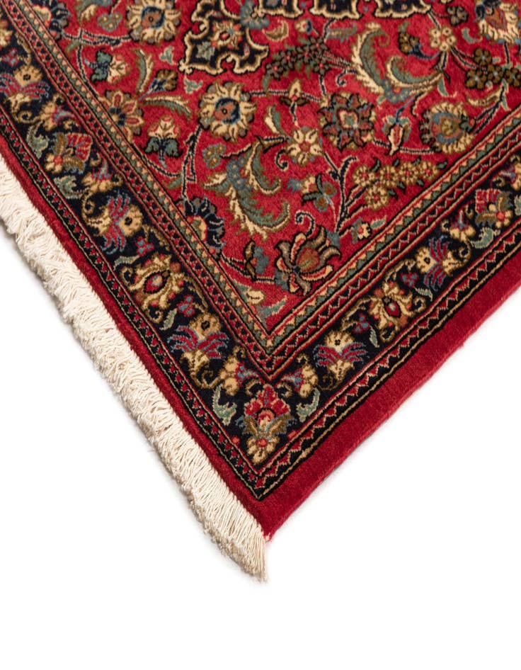 Detail image of  2' 8 x 13' 1  Hand Knotted Qom Persian Runner Rug