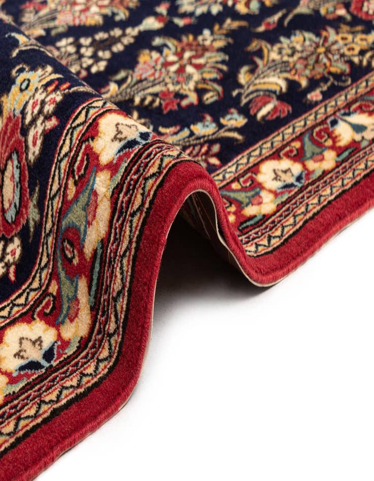 Detail image of  2' 11 x 13' 6  Hand Knotted Qom Persian Runner Rug