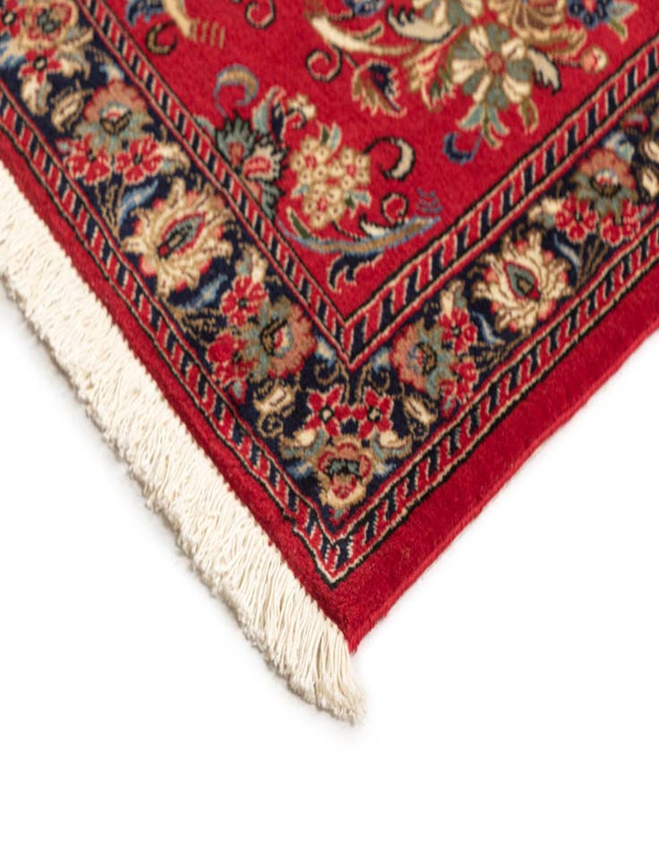 Detail image of  2' 7 x 13' 7  Hand Knotted Qom Persian Runner Rug