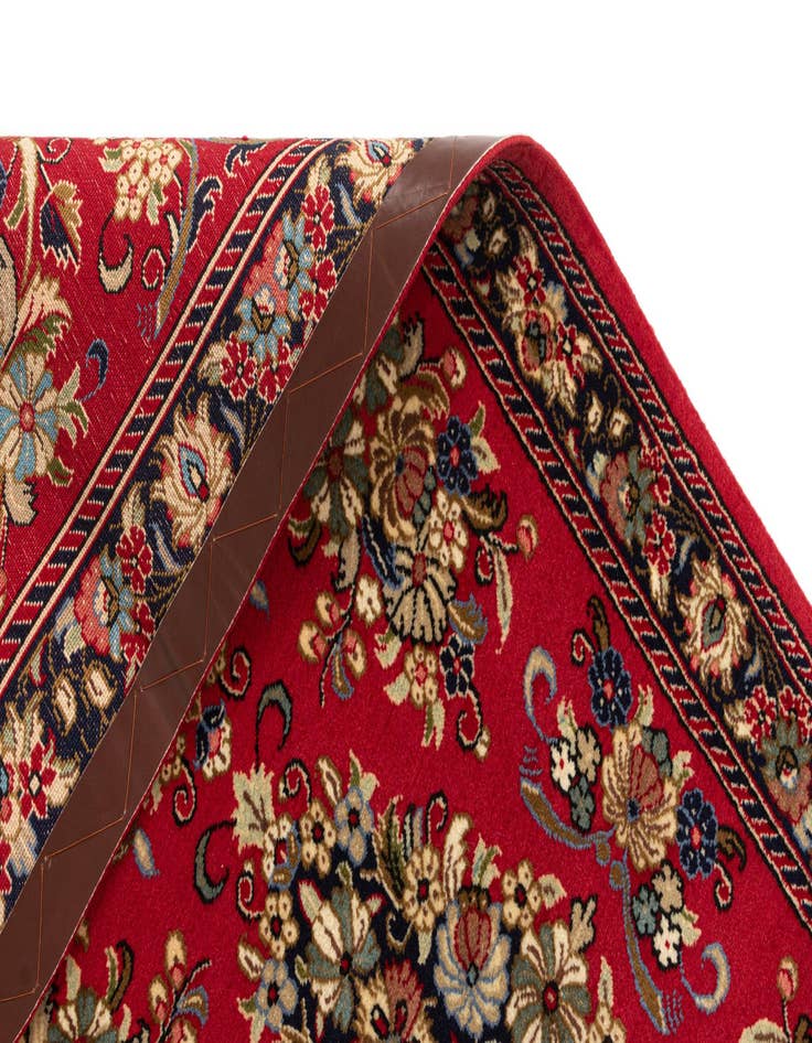 Detail image of  2' 7 x 13' 7  Hand Knotted Qom Persian Runner Rug