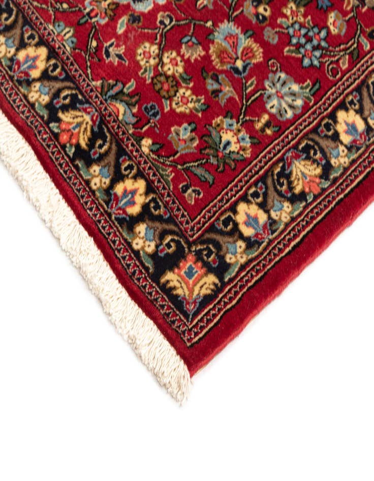 Detail image of  2' 9 x 6' 5  Hand Knotted Qom Persian Runner Rug