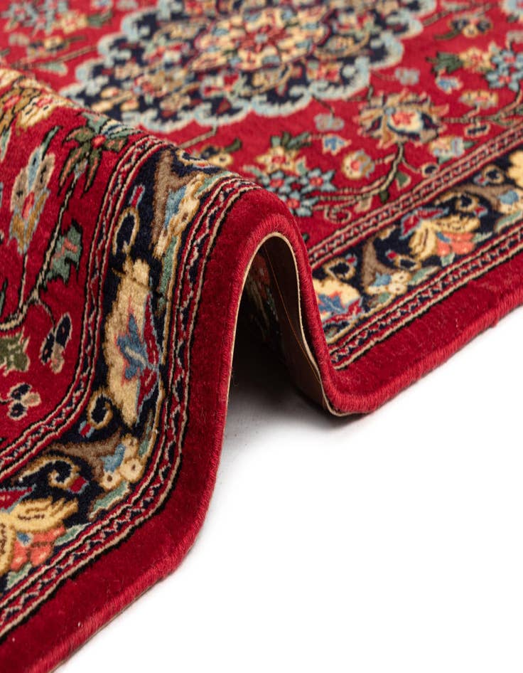 Detail image of  2' 9 x 6' 5  Hand Knotted Qom Persian Runner Rug