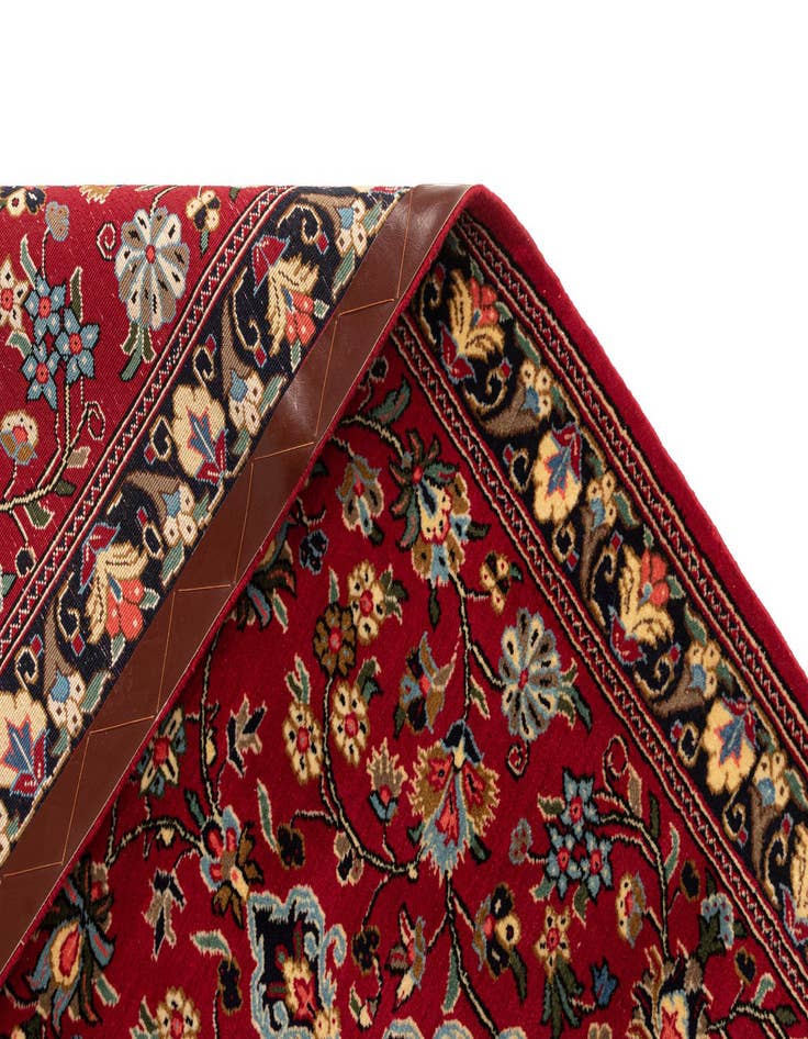 Detail image of  2' 9 x 6' 5  Hand Knotted Qom Persian Runner Rug