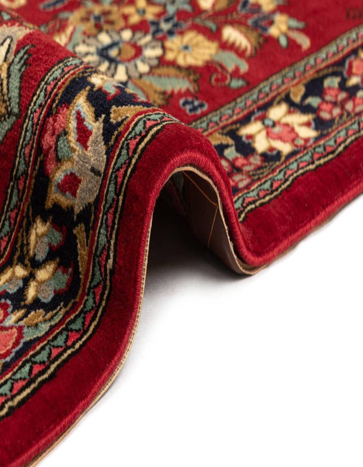 Detail image of  2' 8 x 6' 11  Hand Knotted Qom Persian Runner Rug